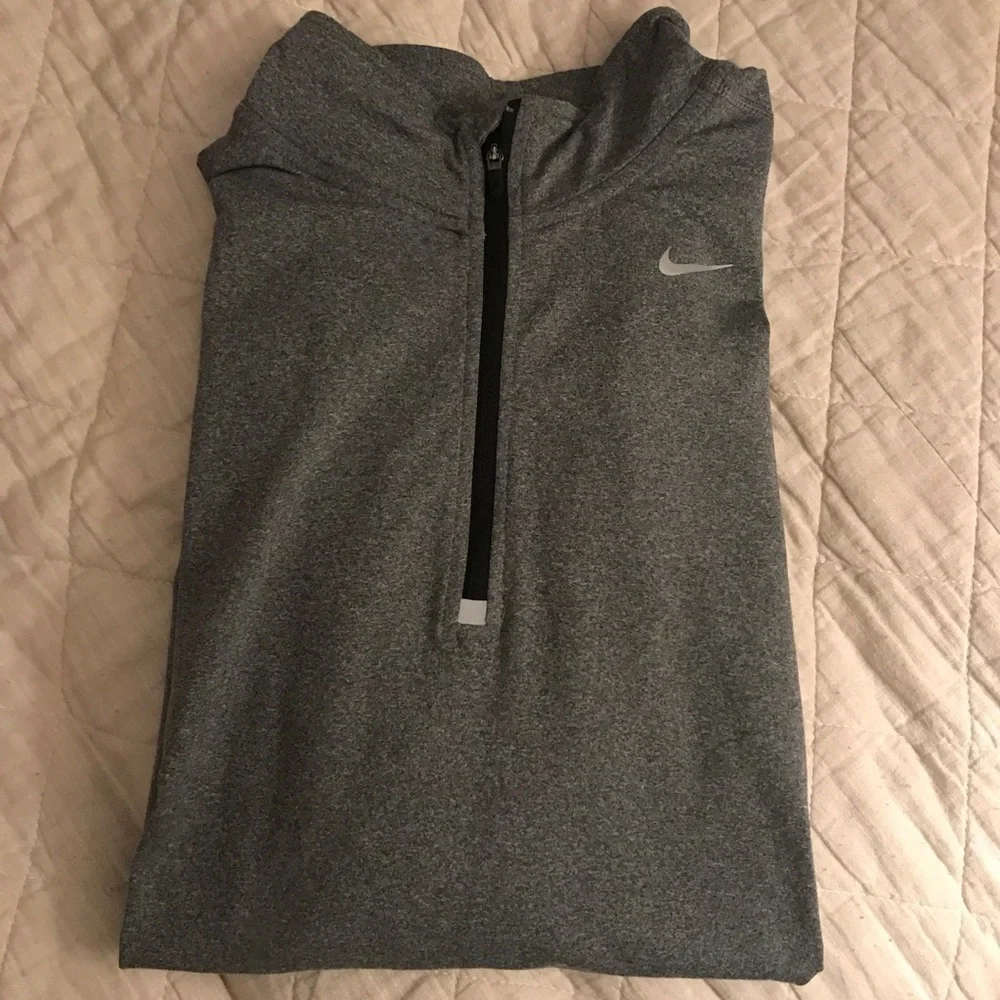 👟 NIKE DRI-FIT 3/4 Zip Long Sleeve